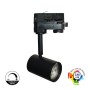 LED-Schieneleuchte 8W Dreiphasen - SCHWARZ - Dimmbarer Triac - 24º - HOHER LUMEN 150Lm/W - CRI+98