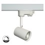 LED-Schienenstrahler 8W Dreiphasen - WEISS - Dimmbar Triac - 24º - HOHE LUMEN 150Lm/W - CRI+98