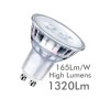 LED-Schienenstrahler 8W Einphasig - SCHWARZ - 24º - HOHER LUMEN 165Lm/W