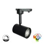 LED-Schienenstrahler 8W Einphasig SCHWARZ - Dimmbar Triac - 24º - HOHER LUMEN 150Lm/W - CRI+98