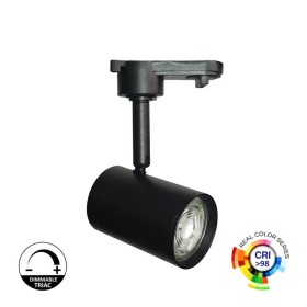 LED-Schienenstrahler 8W Einphasig SCHWARZ - Dimmbar Triac - 24º - HOHER LUMEN 150Lm/W - CRI+98