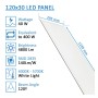 PACK 6stk. LED Panel 120x30 40W- Philips Driver