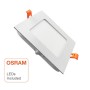 LED Einbauleuchte 8W Quadratisch - OSRAM CHIP DURIS E 2835