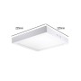 LED Deckenleuchte Quadratisch Oberfläche 20W - OSRAM CHIP DURIS E 2835