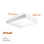 LED Deckenleuchte Quadratisch Oberfläche 20W - OSRAM CHIP DURIS E 2835
