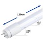 PACK10stk. LED-Röhre 18W Glas 120cm 300º - SMD2835 SAMSUNG - Hohe Helligkeit 130Lm/W