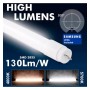 PACK10stk. LED-Röhre 9W Glas 60cm 300º - SMD2835 SAMSUNG - Hohe Helligkeit 130Lm/W