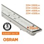 LED Feuchtraumleuchte Integrierten - 35W-30W-25W-20W - OSRAM Driver - 120cm