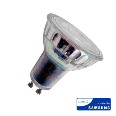 10stk. Lampe LED 6W SAMSUNG GU10 GLASS