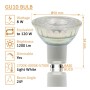 10stk. Lampe LED GU10 8W HIGH LUMINOSITY - Kristall - 24º - SMD1A1A - Dimmbar TRIAC