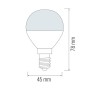 10x Stk. LED Birne ELITE-6 6W E14