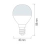 10x Stk. LED Birne ELITE-10 10W E14