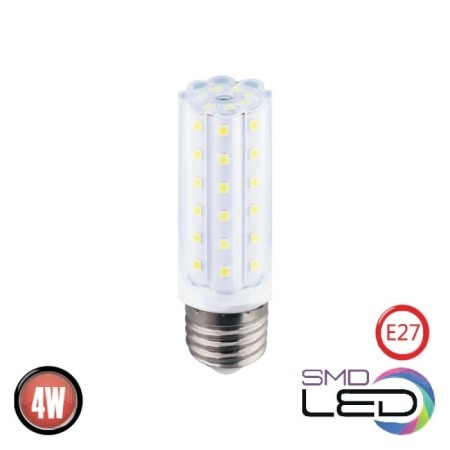 10x Stk. LED Stiftsockellampe CORN-4 4W E27