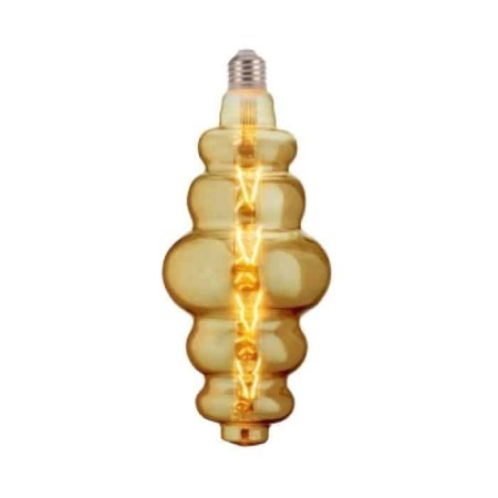 10x Stk. LED Filament Birne ORIGAMI 8W E27 Amber