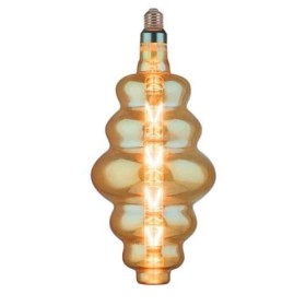 10x Stk. LED Filament Birne ORIGAMI-XL 8W E27 Amber