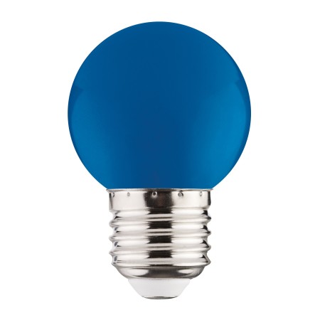 10x Stk. LED Farbbirne RAINBOW 1W E27 Blau