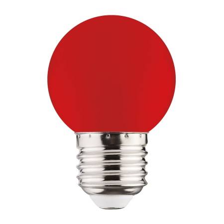 10x Stk. LED Farbbirne RAINBOW 1W E27 Rot