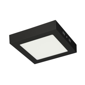 LED Flächenleuchte 16x16cm ARINA-12 12W Schwarz 6400K