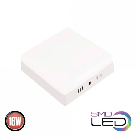 LED Aufbauleuchte 13x13cm CARLA/SQ-16 16W Weiß