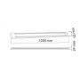 LED Linear Batten Light GAMA-30 30W 120cm White