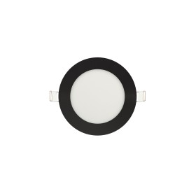 LED-Einbaupanel SLIM-6 6W ⌀118,5mm Schwarz