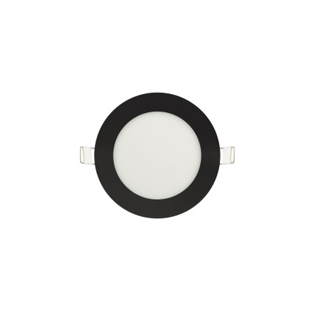 LED-Einbaupanel SLIM-6 6W ⌀118,5mm Schwarz