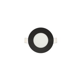 Dimmbares LED-Einbaupanel SLIM-3 3W ⌀83mm Schwarz