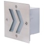 Led Einbauleuchte ONIKS 3W 105x105 mm blau