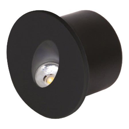 LED-Einbau-Treppenhausleuchte RUBY 3W schwarz