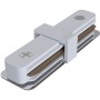 Schienenlichtverbinder GERADE Verbinder / Max. 16A, Silber