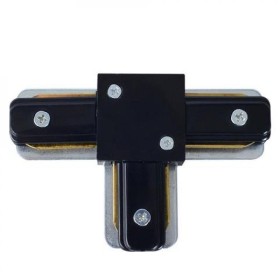Schienenleuchtenverbinder T-Verbinder / Max. 16A, Schwarz Schienenleuchtenverbinder T-Verbinder / Max. 16A, Schwarz