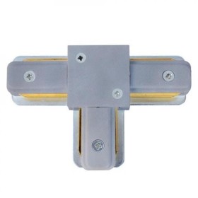Schienenverbinder T-Verbinder / Max. 16A, Silber Schienenverbinder T-Verbinder / Max. 16A, Silber