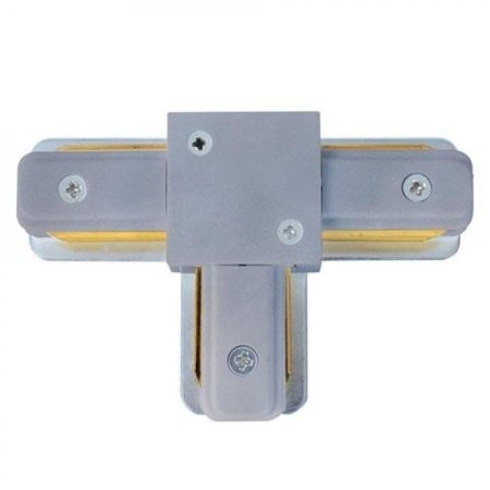 Schienenverbinder T-Verbinder / Max. 16A, Silber