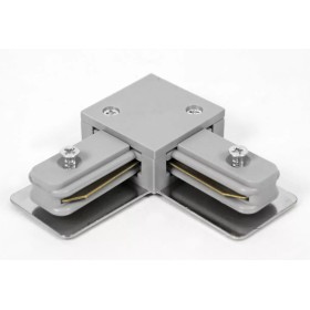 Schienenleuchtenverbinder L-Verbinder / Max. 16A, Silber Schienenleuchtenverbinder L-Verbinder / Max. 16A, Silber