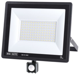 LED Flutlicht-Aussenstrahler mit PIR-Sensor LEON/S-100 100W 6400K IP65 Schwarz LED Flutlicht-Aussenstrahler mit PIR-Sensor LEON/S-100 100W 6400K IP65 Schwarz