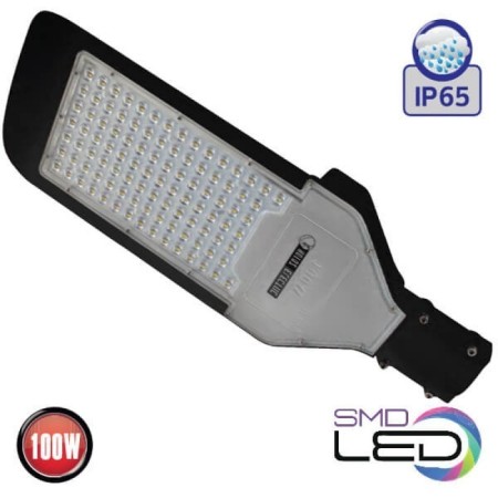 LED Straßenlaterne ORLANDO-100 100W 6400K Schwarz