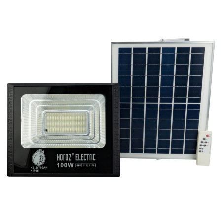 LED-Projektor mit Solarpanel TIGER-100 100W 6400K