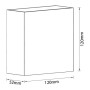 LED Garten Wandleuchte SEKOIA 4W 4200K, Weiß
