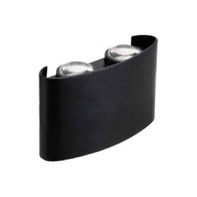 LED Garten Wandleuchte PROTON-4 4W 4200K Schwarz LED Garten Wandleuchte PROTON-4 4W 4200K Schwarz
