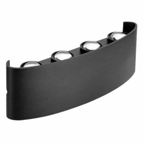 LED Garten Wandleuchte PROTON-8 8W 4200K Schwarz LED Garten Wandleuchte PROTON-8 8W 4200K Schwarz