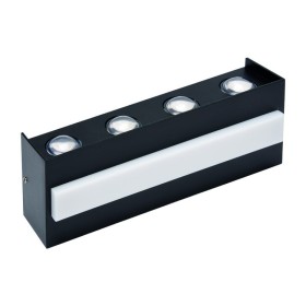Led Garten Wandleuchte TWIST-15 15W Schwarz 4200K Led Garten Wandleuchte TWIST-15 15W Schwarz 4200K