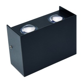 LED Garten Wandleuchte PROTON/S-4 4W 4200K Schwarz LED Garten Wandleuchte PROTON/S-4 4W 4200K Schwarz