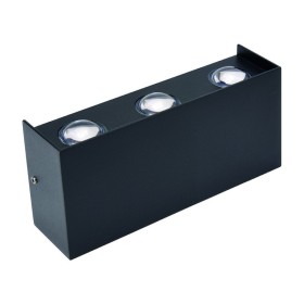 Led Garten Wandleuchte PROTON/S-6 6W 4200K Schwarz Led Garten Wandleuchte PROTON/S-6 6W 4200K Schwarz