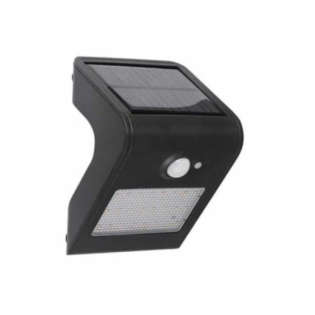 LED Solar Sicherheitslampe mit PIR-Sensor SIRIUS-1 1W, 4000K, Schwarz