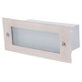 LED Wandeinbauleuchte SEDEPH / 3W / 70x170 mm, blau