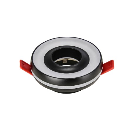 Downlight-Armatur AZER-1 GU10 Max. 10W Rund Schwarz