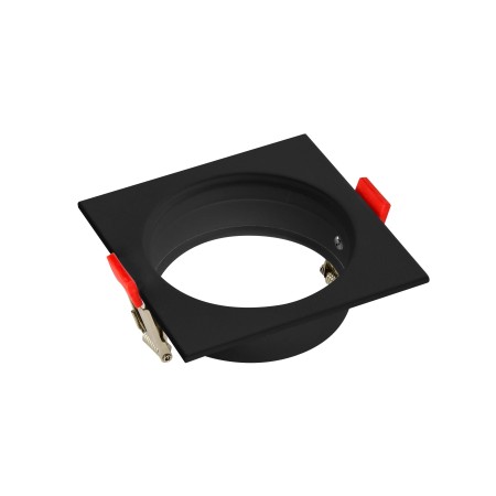 Downlight-Armatur für Modul-9 und Modul-G, RECESSED-SQ1 GU10 Max. 10W Quadratisch Schwarz