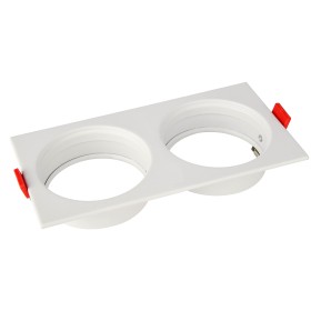 Downlight-Armatur für Modul-9 und Modul-G, RECESSED-SQ2 GU10 Max. 10W Quadratisch Weiß