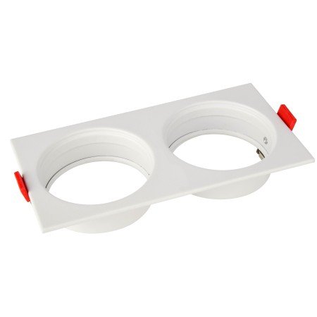 Downlight-Armatur für Modul-9 und Modul-G, RECESSED-SQ2 GU10 Max. 10W Quadratisch Weiß