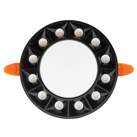 LED Einbaustrahler HARLEY-10 10W CCT-Einstellbar(3000K, 6500K) Schwarz